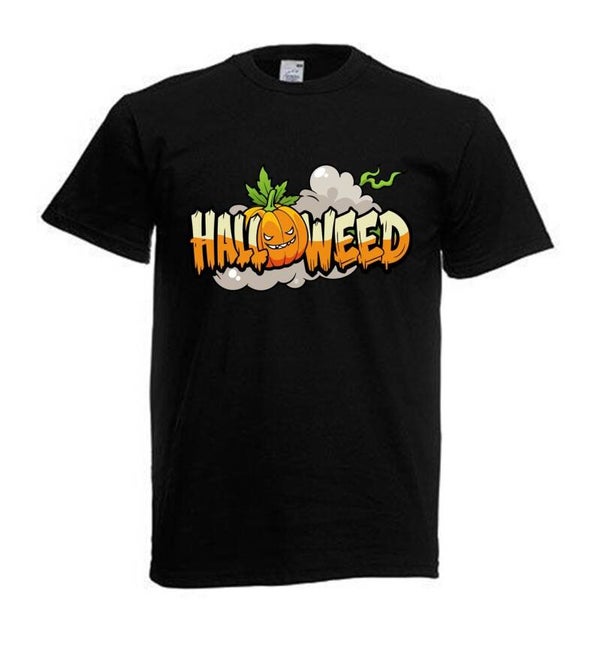 Tshirt Unisex mit Coolen Druck Weed Ganja Hanf Cannabis Psychedelic (Größe & Farbe auswählen) TSFBW982