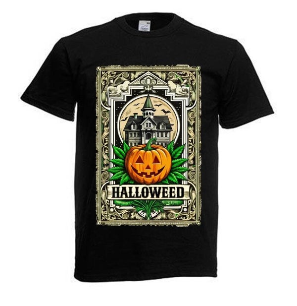 Tshirt Unisex mit Coolen Druck Weed Ganja Hanf Cannabis Psychedelic (Größe & Farbe auswählen) TSFBW984