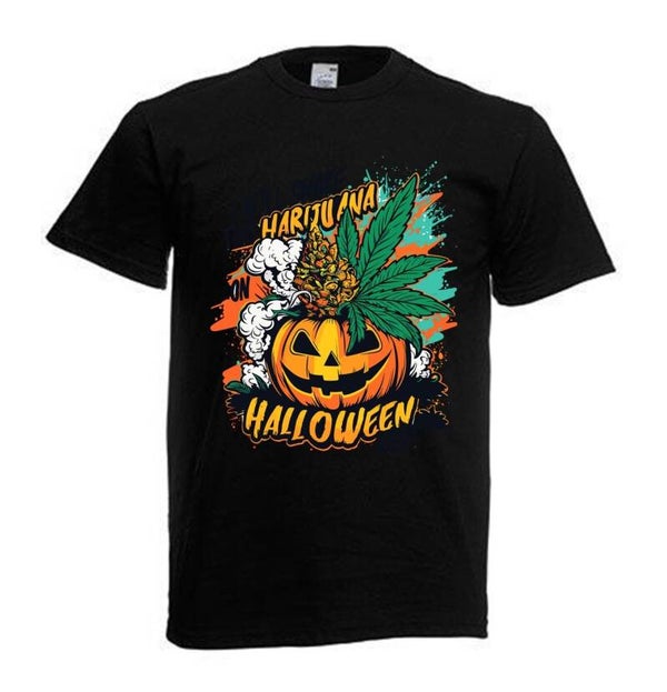 Tshirt Unisex mit Coolen Druck Weed Ganja Hanf Cannabis Psychedelic (Größe & Farbe auswählen) TSFBW986