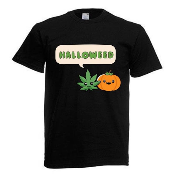 Tshirt Unisex mit Coolen Druck Weed Ganja Hanf Cannabis Psychedelic (Größe & Farbe auswählen) TSFBW987
