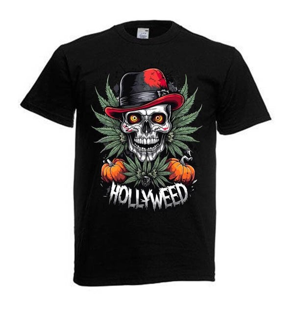 Tshirt Unisex mit Coolen Druck Weed Ganja Hanf Cannabis Psychedelic (Größe & Farbe auswählen) TSFBW990