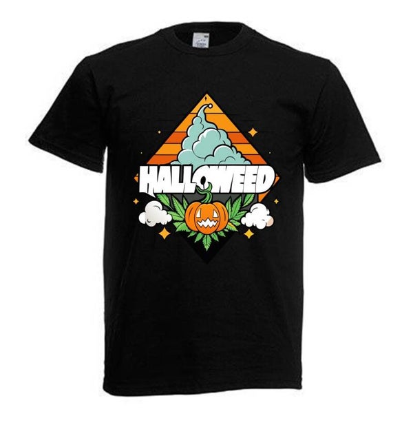 Tshirt Unisex mit Coolen Druck Weed Ganja Hanf Cannabis Psychedelic (Größe & Farbe auswählen) TSFBW996