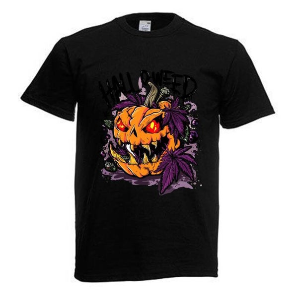Tshirt Unisex mit Coolen Druck Weed Ganja Hanf Cannabis Psychedelic (Größe & Farbe auswählen) TSFBW997