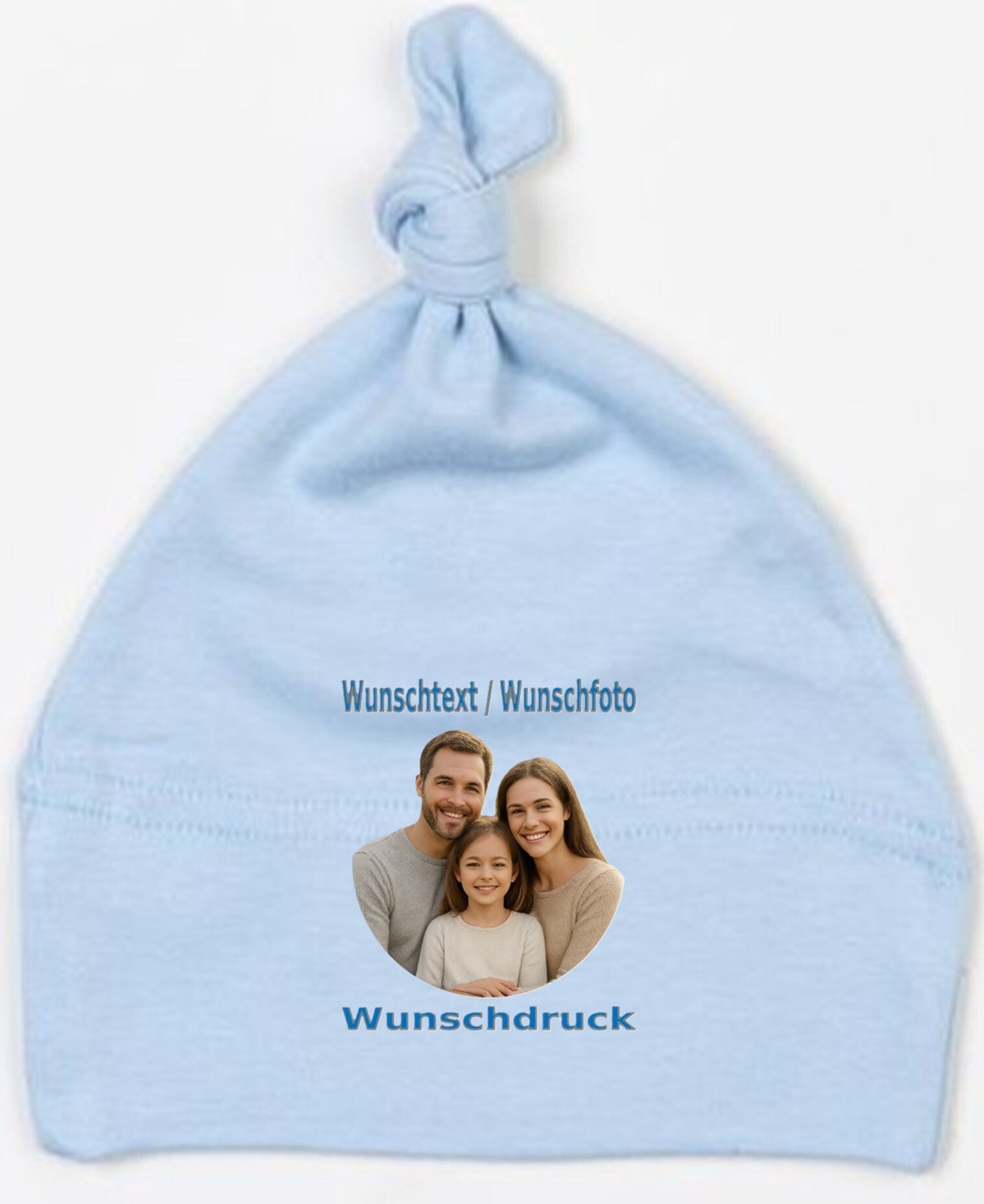 Babymütze mit Wunschdruck (Farbe auswählen)