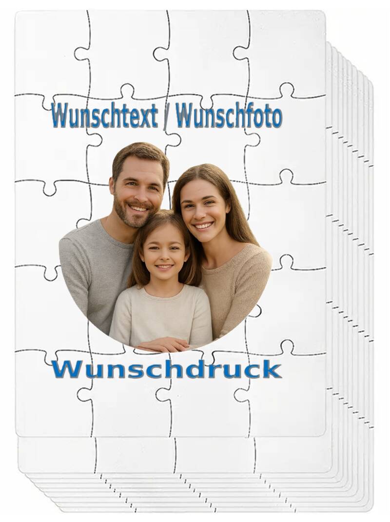 Puzzle mit Wunschdruck 20x15cm