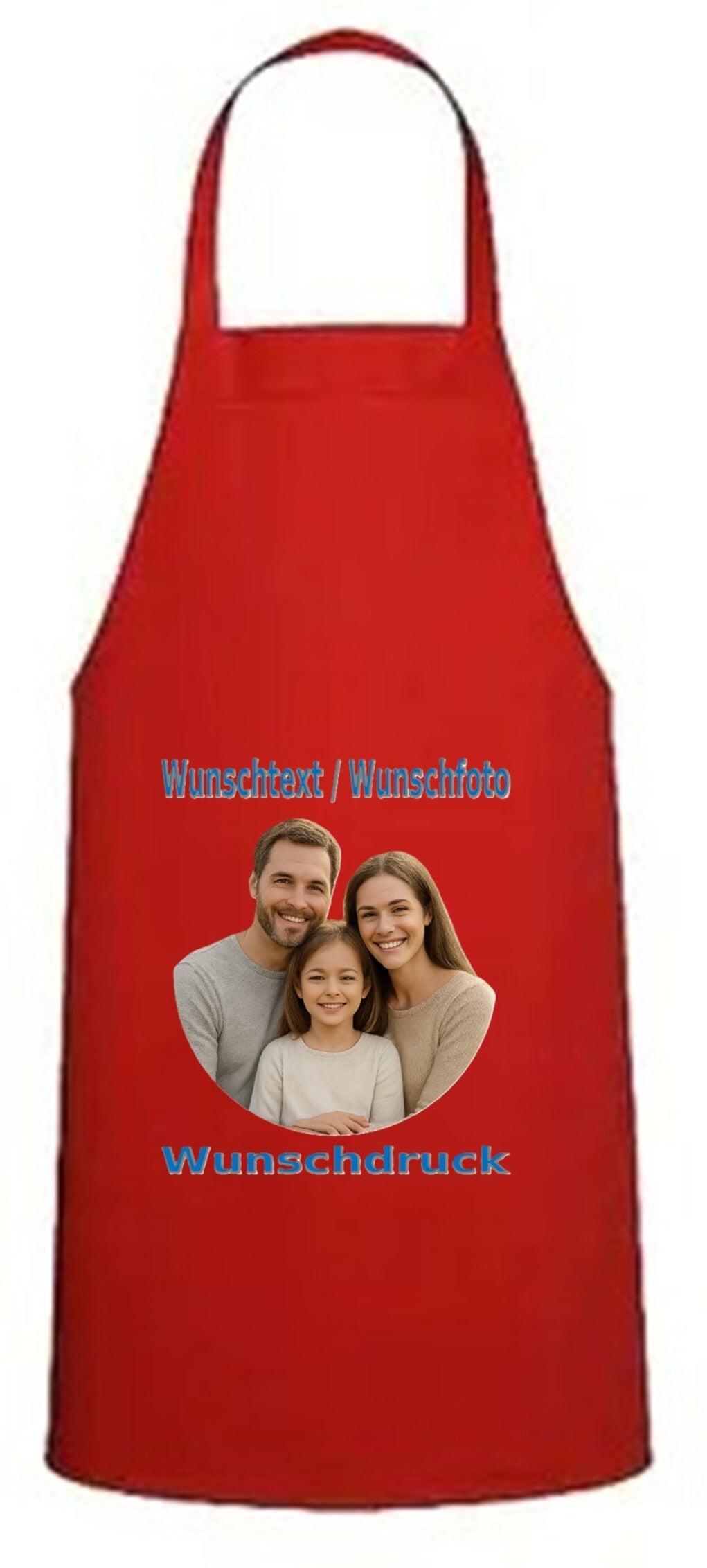 Schürze mit Wunschdruck (Farbe auswählen)