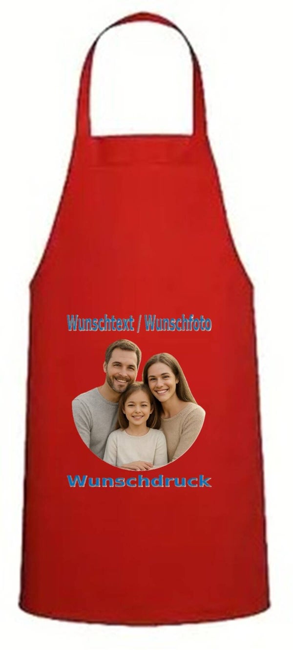 5 x Schürze mit Wunschdruck (Farbe auswählen)