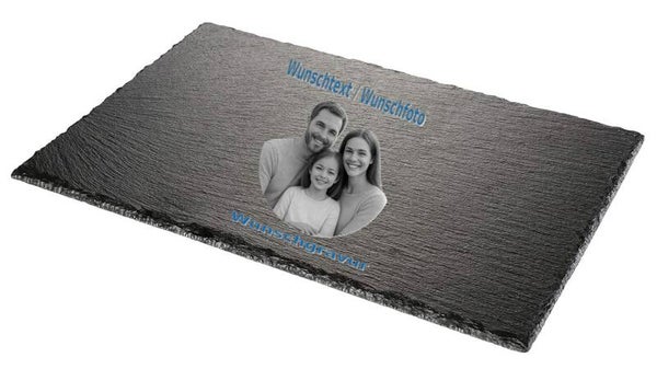 Schiefer mit Wunschgravur 35x25cm
