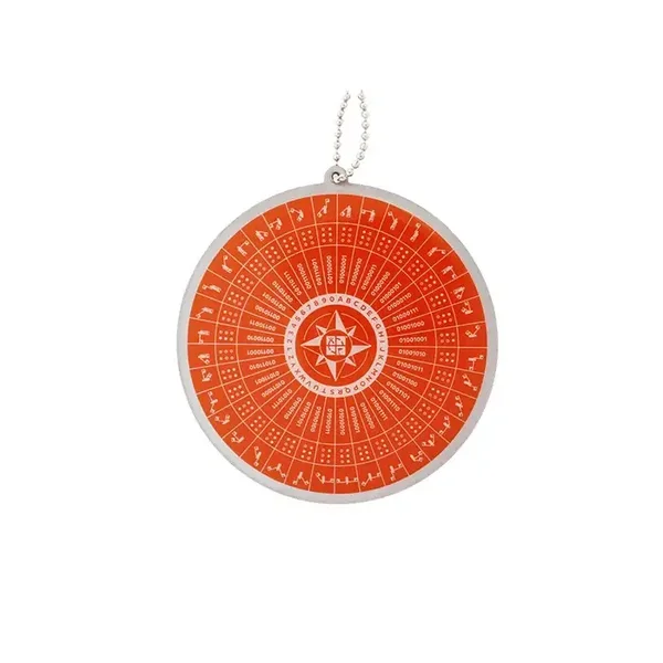 Puzzle Solving XL Travel Tag- Orange