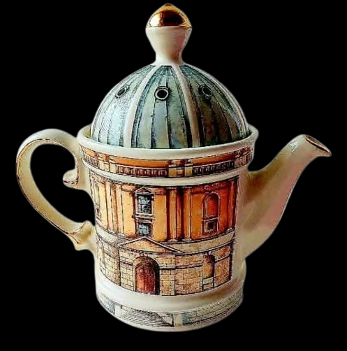 Vintage Radcliffe Camera inspired teapot