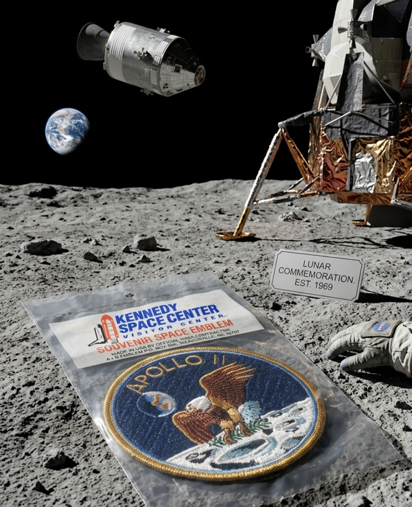 1969 Apollo II Kennedy Space Center Badge