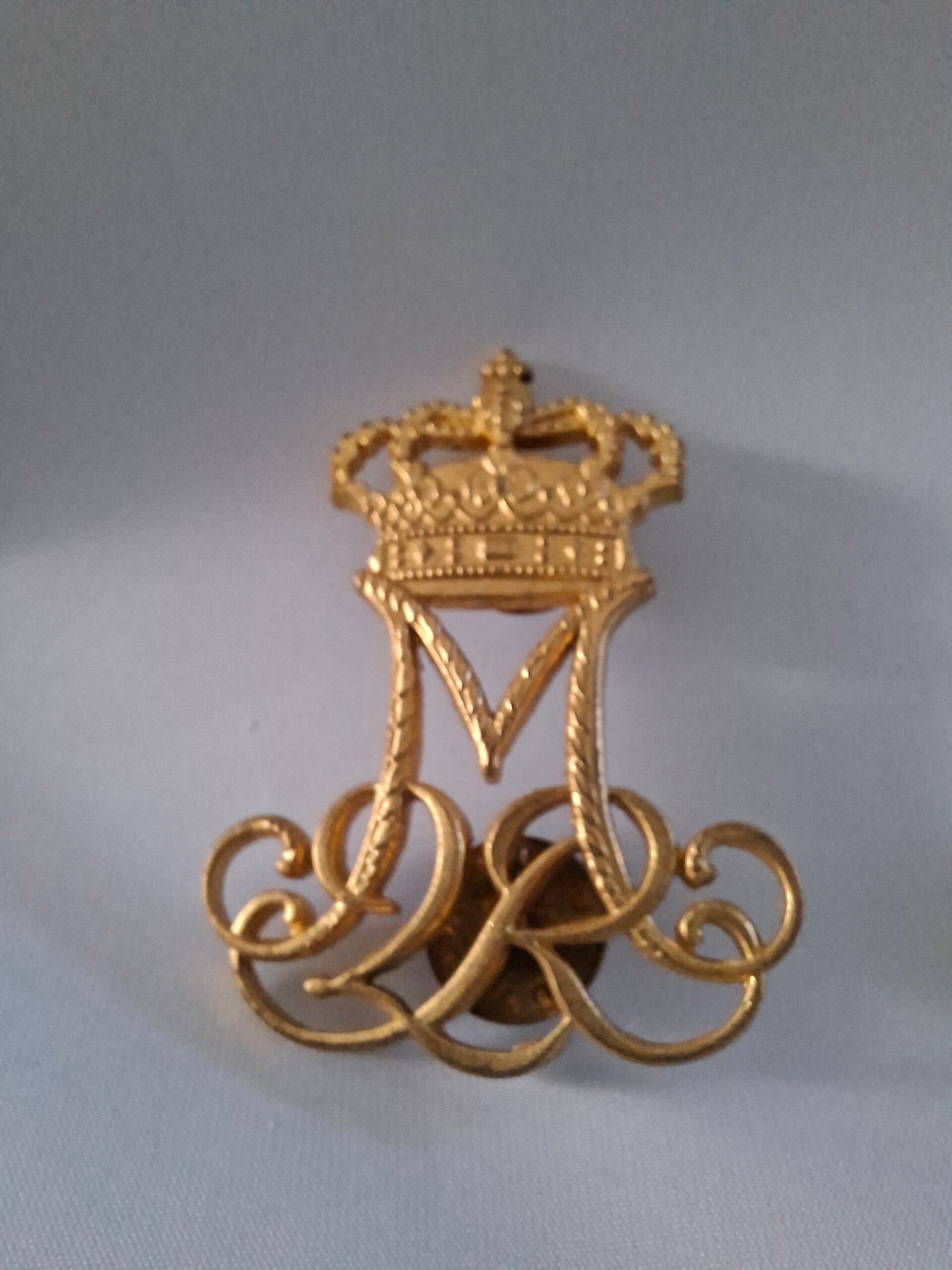 Royal Monogram Insignia Pin, Queen of Denmark
