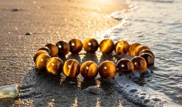 2006 Natural Tigers Eye Gemstone Bracelet
