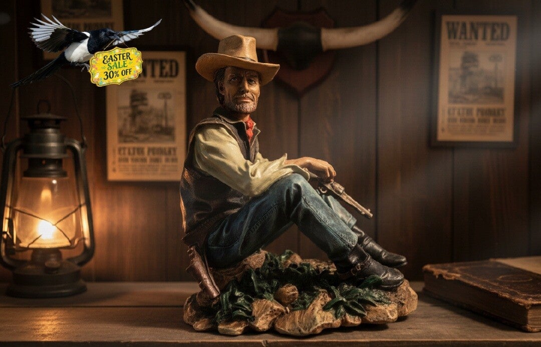 Franklin Mint Clint Eastwood Sculpture