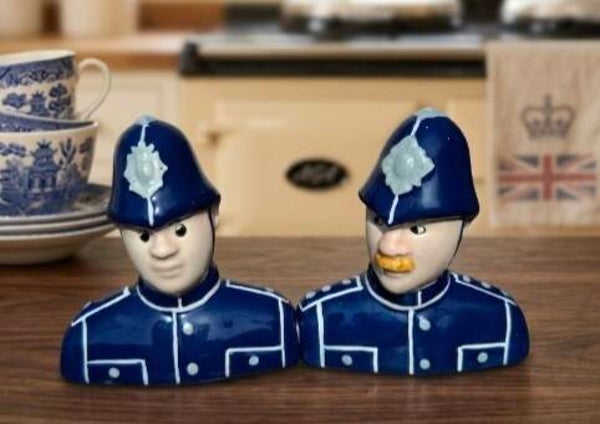 2008 British Bobbie Collection Salt & Pepper Pots