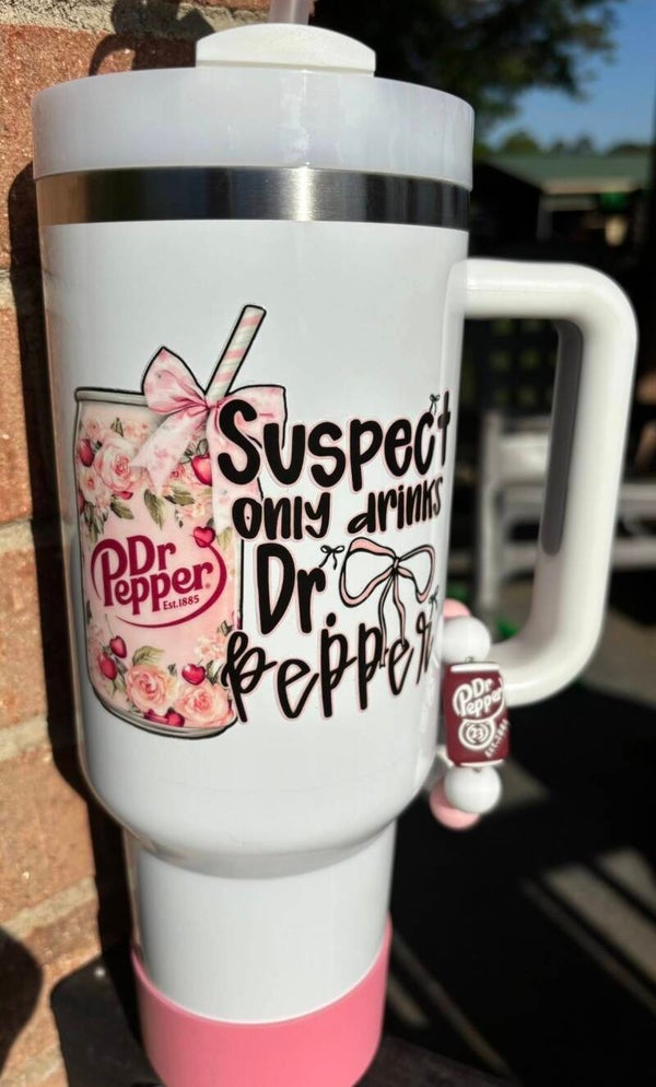 Suspect Only Dribks  Dr. Pepper Tumbler Set