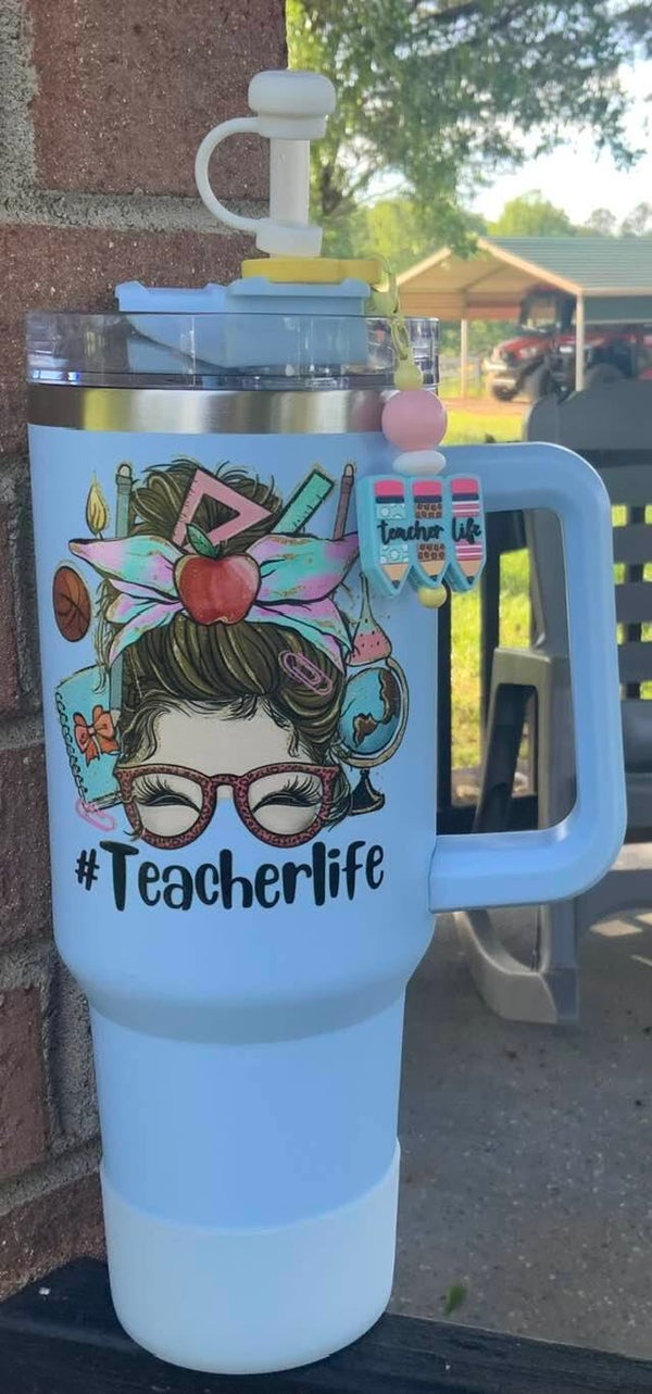 #1 Teacher Tumbler Set