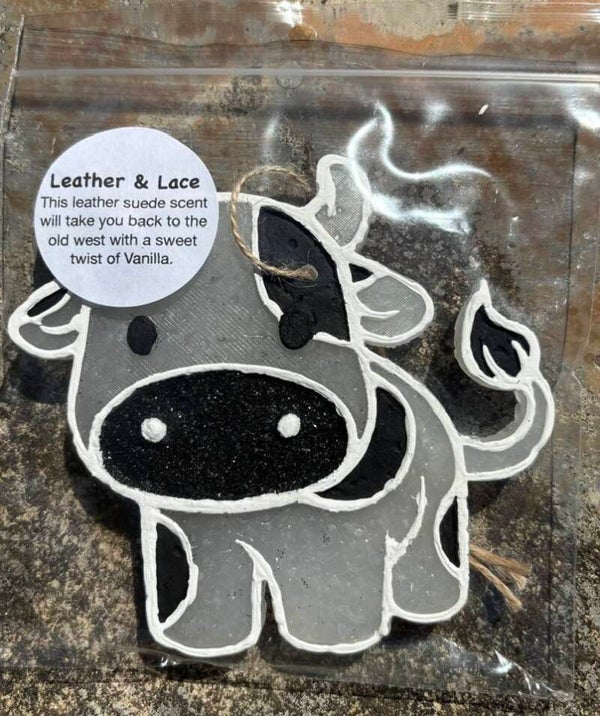 Cute Cow Car Freshie