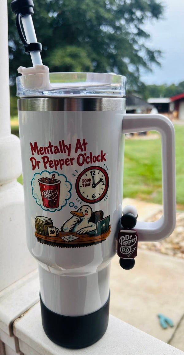 Mentally Running on Dr Pepper Tumbler Set