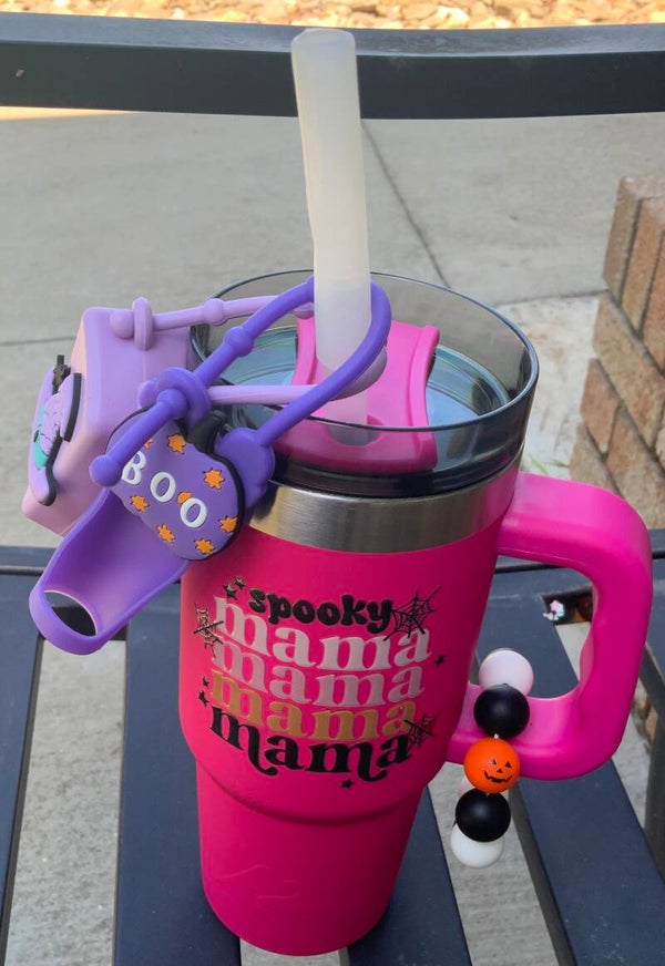 Spooky Mama Halloween Tumbler Set