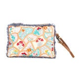 Mosaic Garden Clutch Pouch