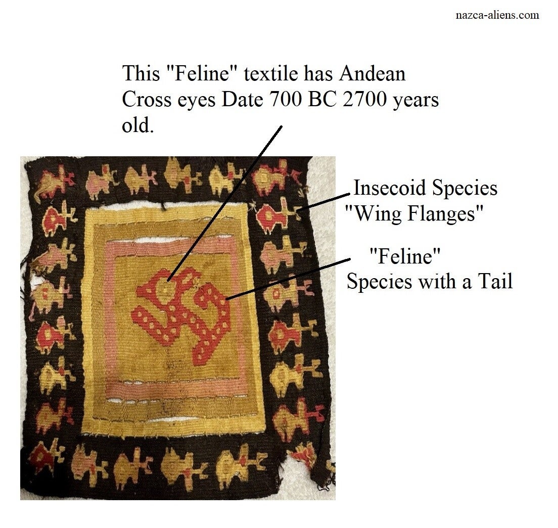 3 Finger 3 Toes Nazca Alien Textiles of Peru | Nazca Aliens