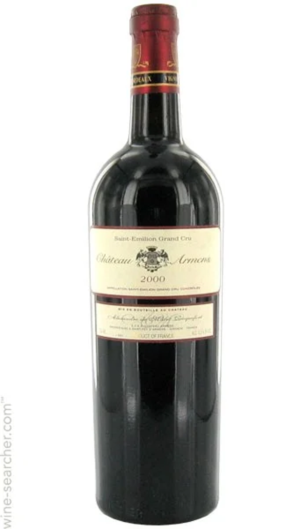 2000 Cheatau Armens Saint-Emilion Grand Cru