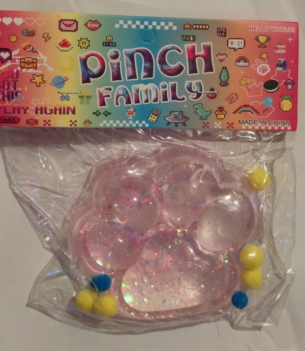 Jouets squishy de patte de chat,