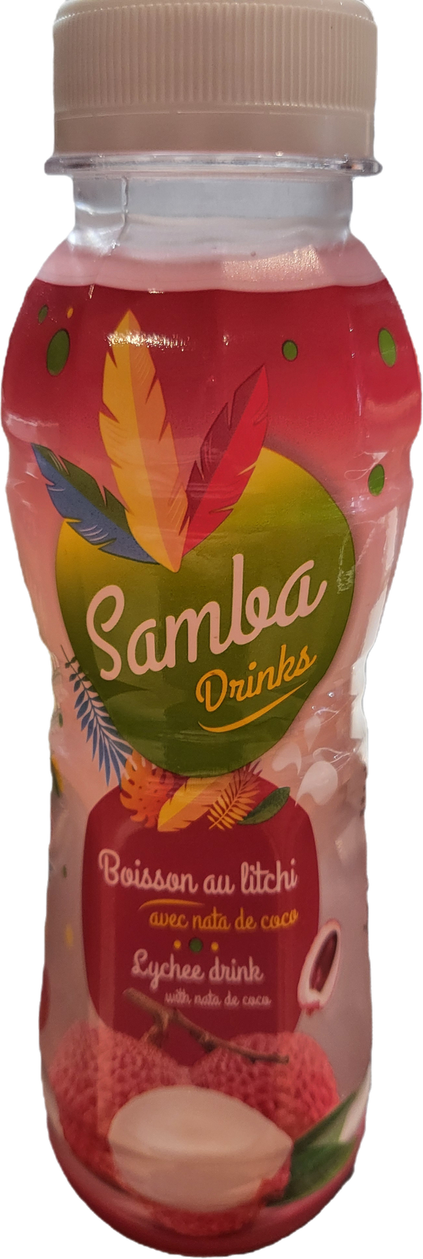 Samba drinks litchi