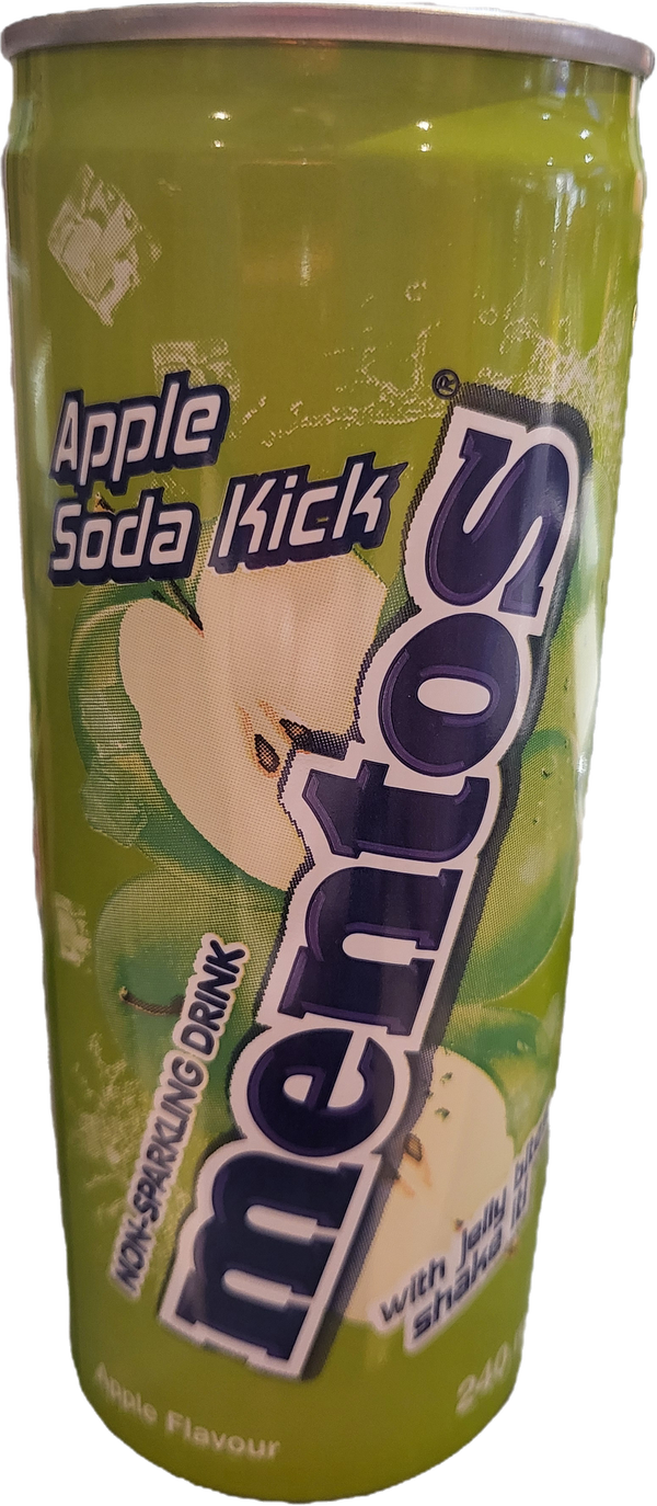 Mentos Apple soda kich
