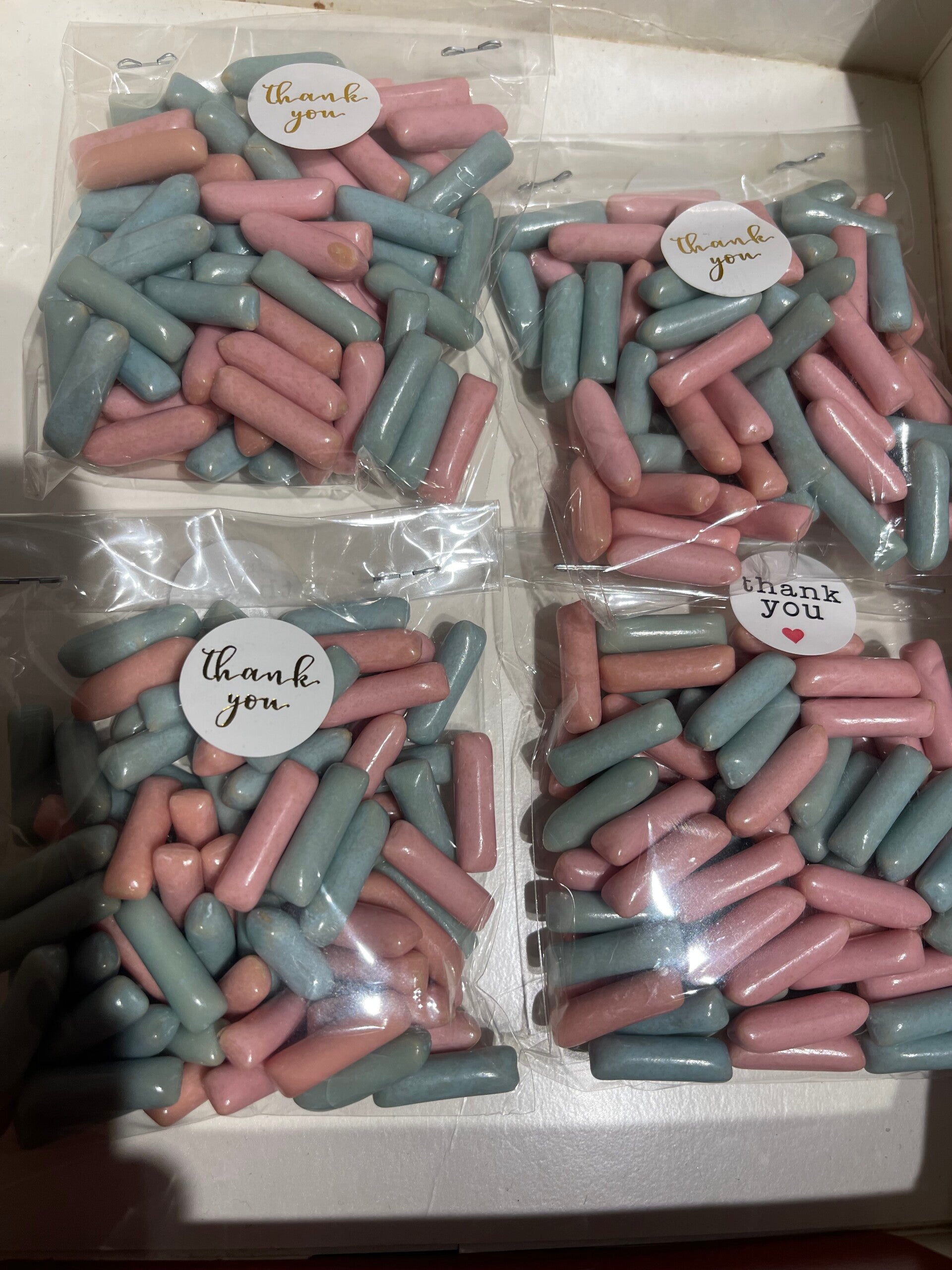 Lot de 4 sachets hitschies BBG