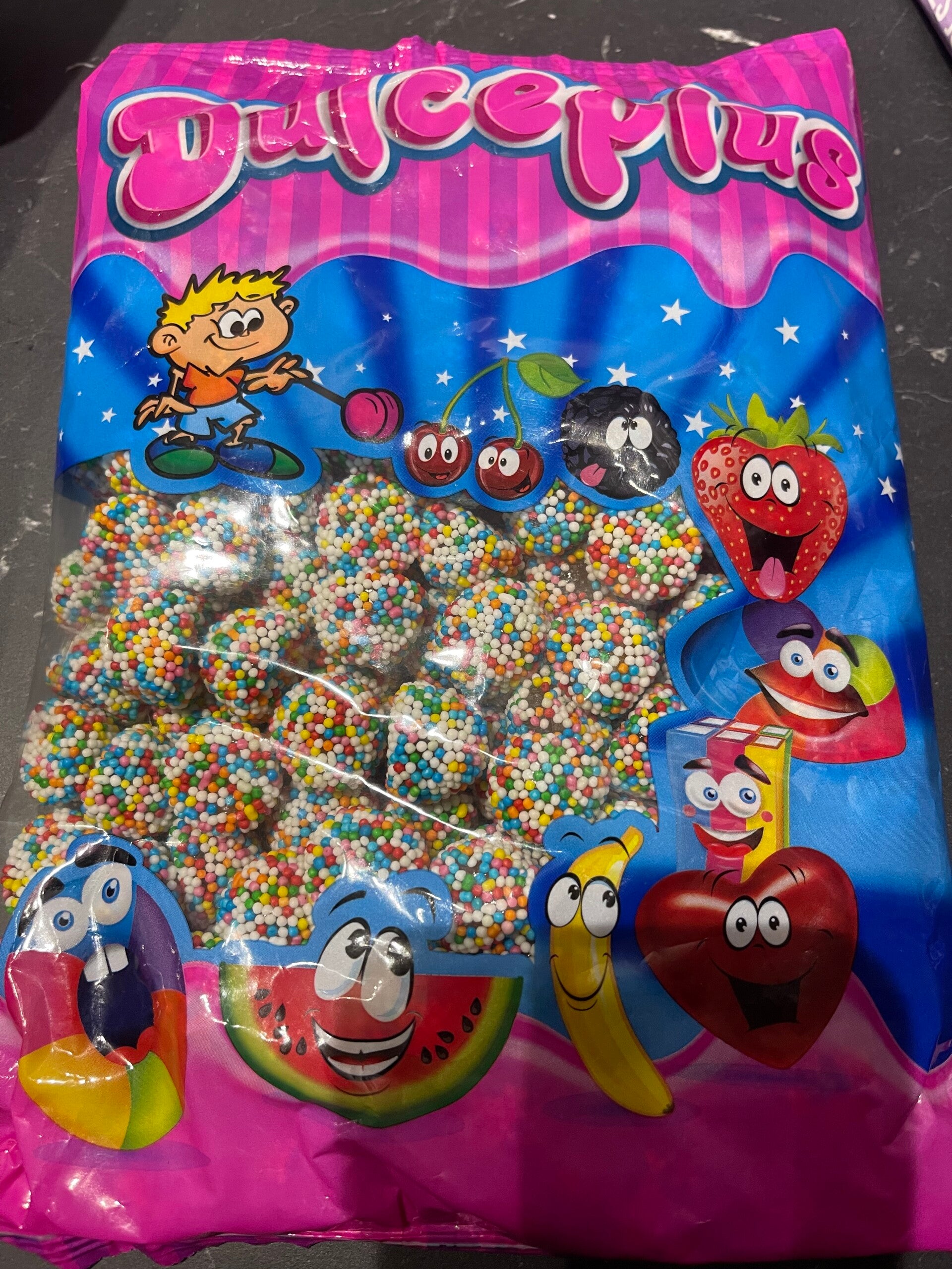 Sachet de 1kg mûres multicolores