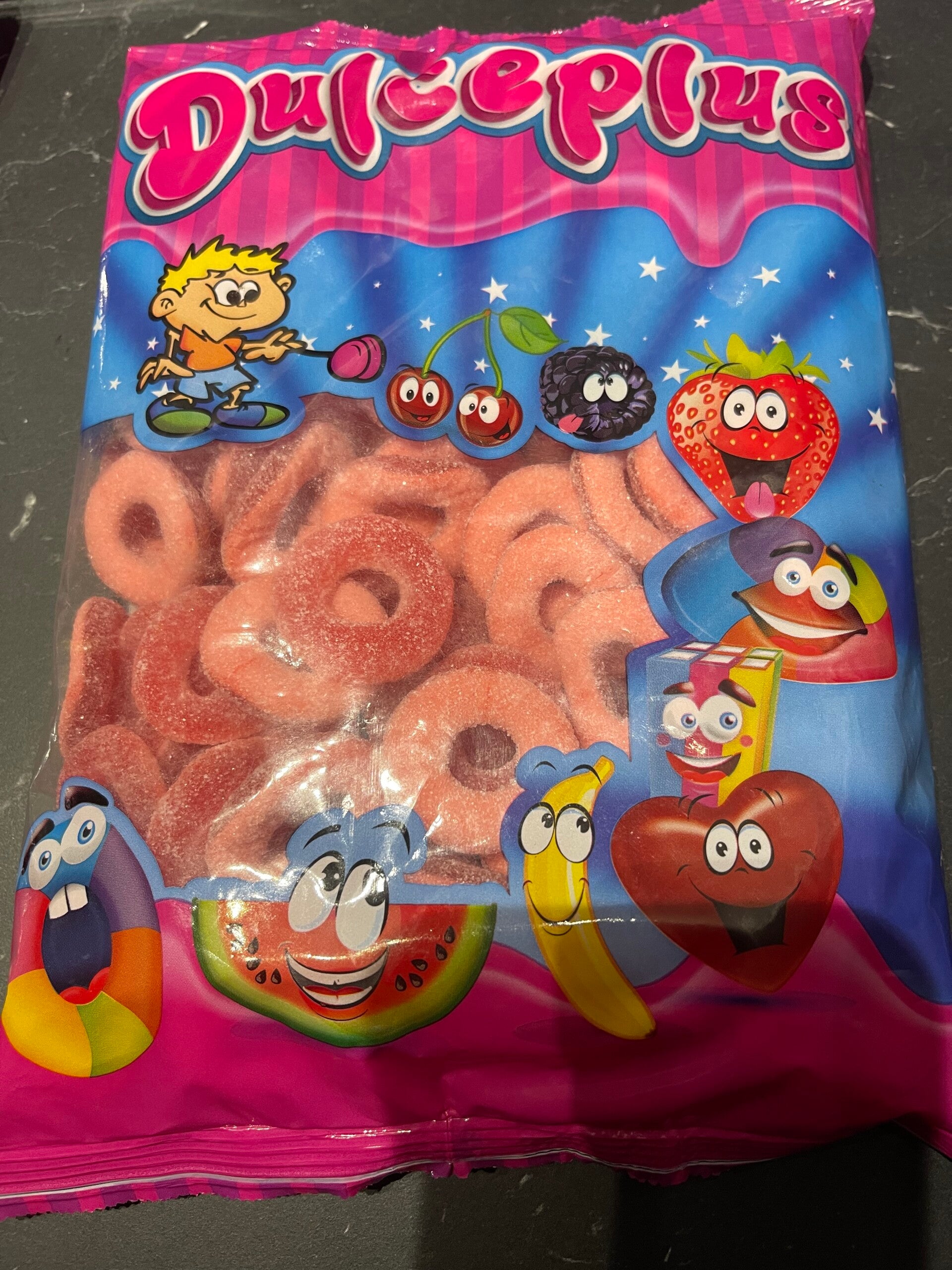 Sachet 1kg anneaux fraises