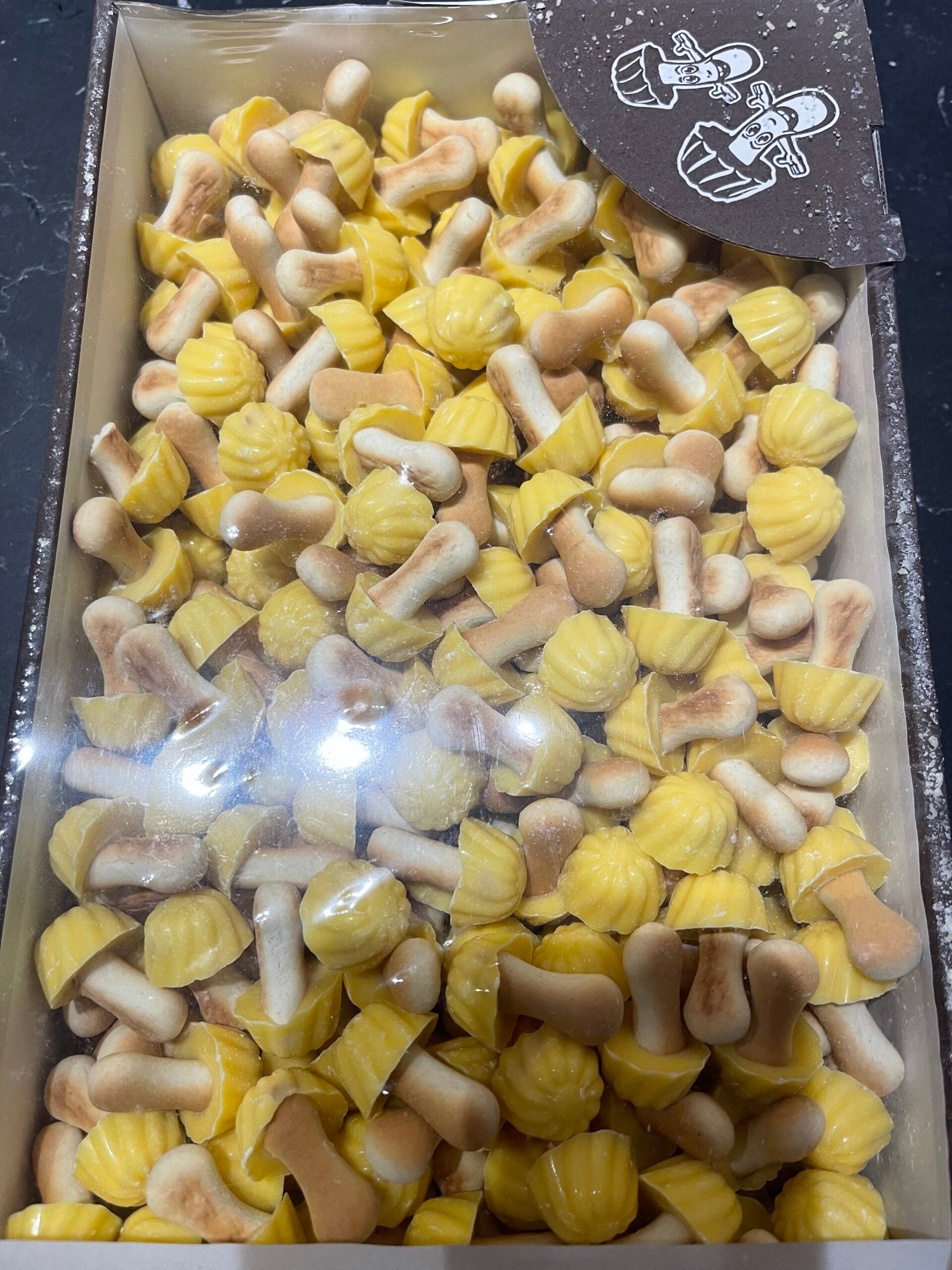 Boite 1kg champignons choco/banane