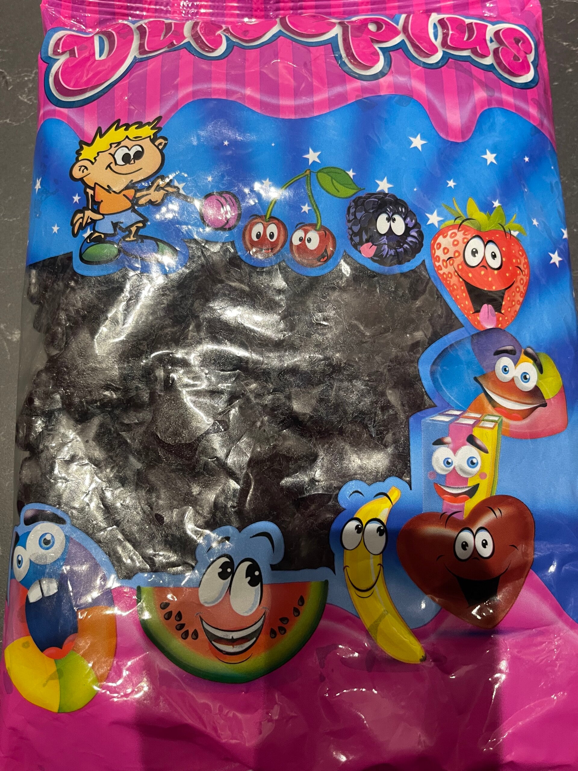 Sachet 1kg étoiles réglisse