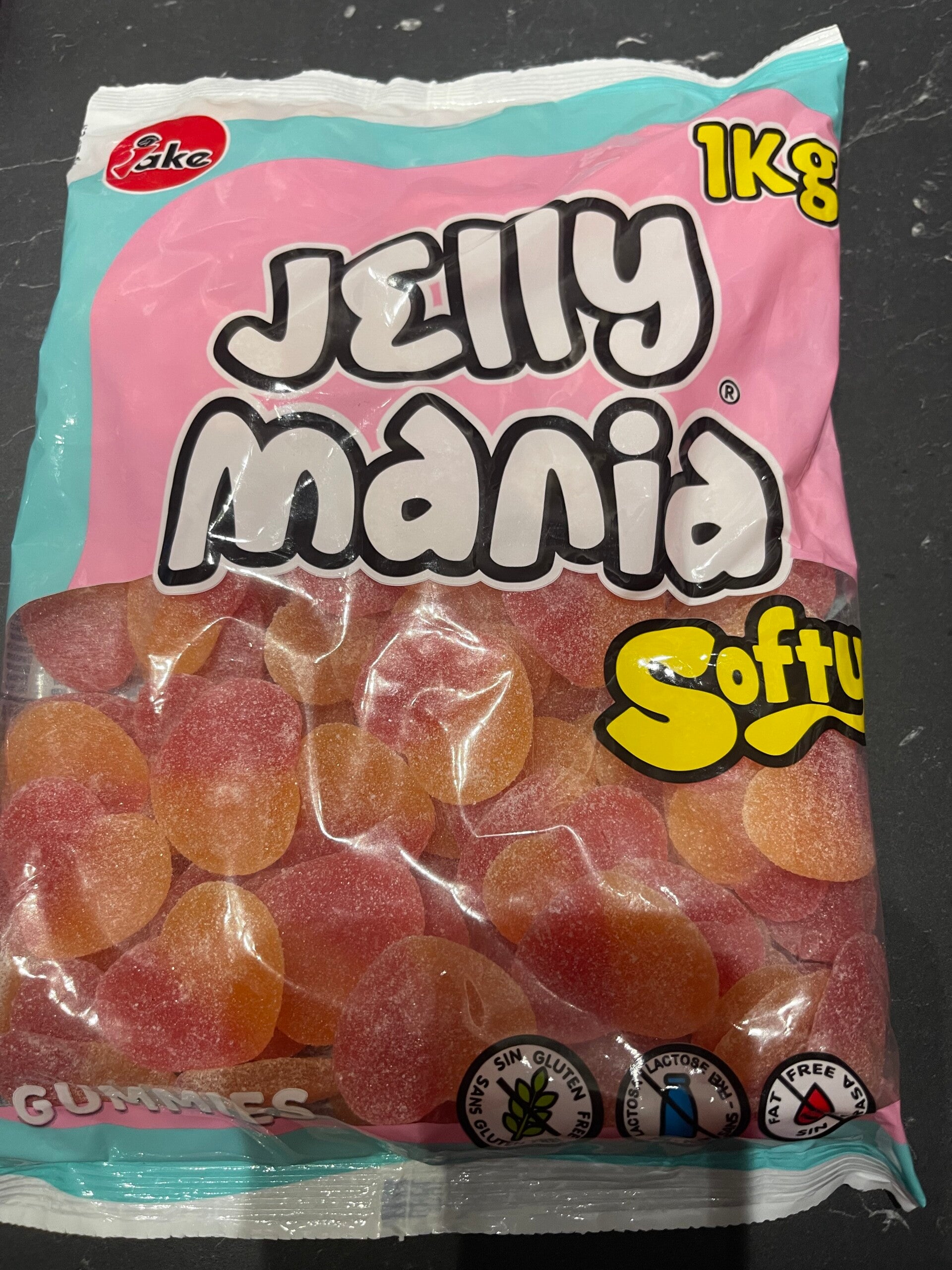 Sachet 1kg cœur à la pêche