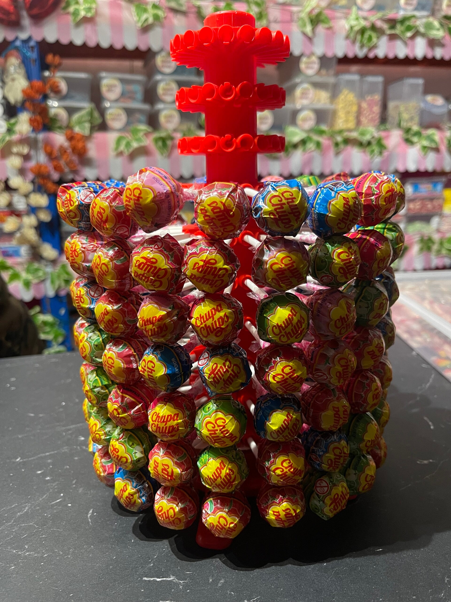 Présentoir chupa chups+142 mini sucettes