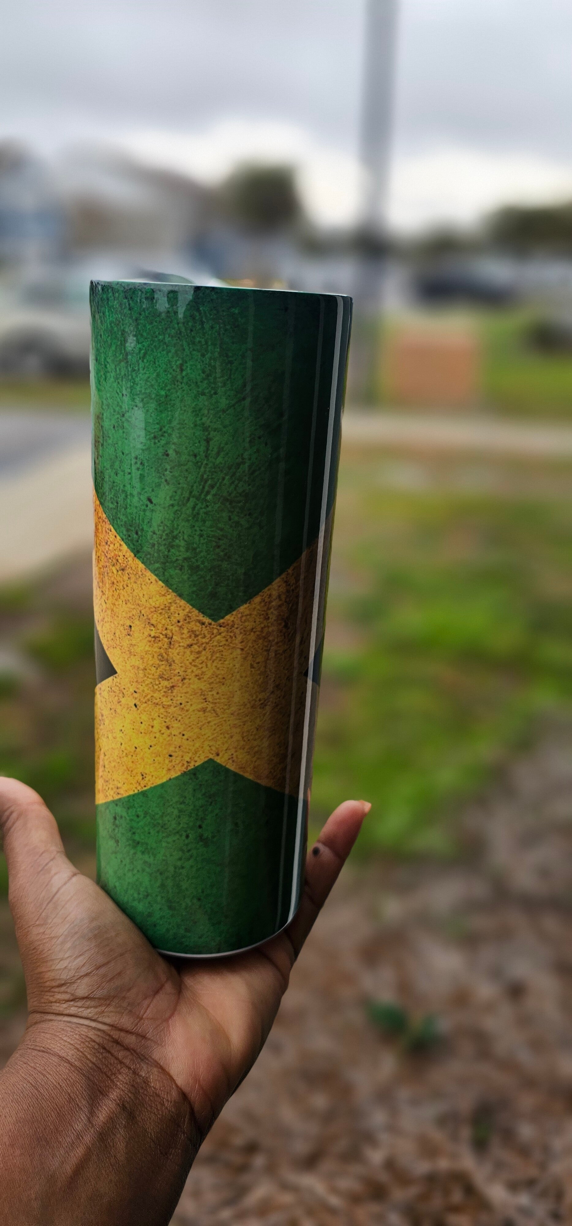 Jamaican Flag Tumbler