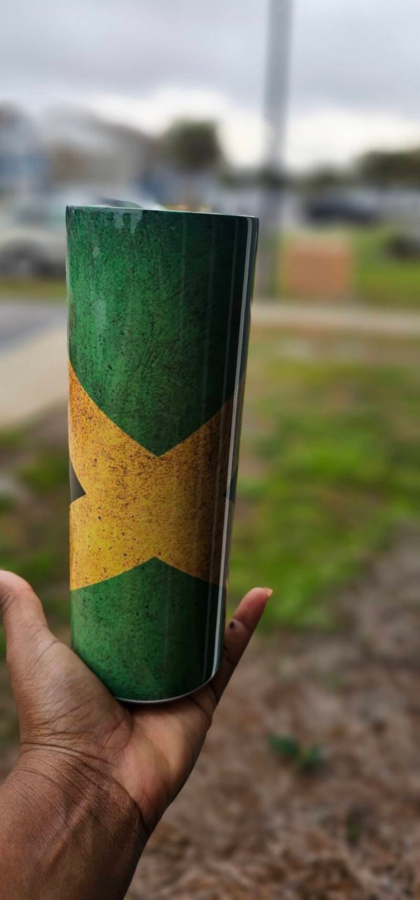Jamaican Flag Tumbler