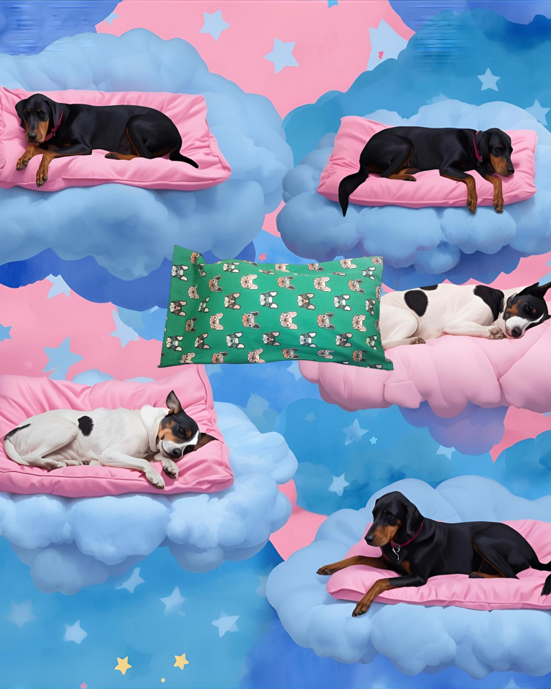 My Frenchie cushion - small/medium breeds