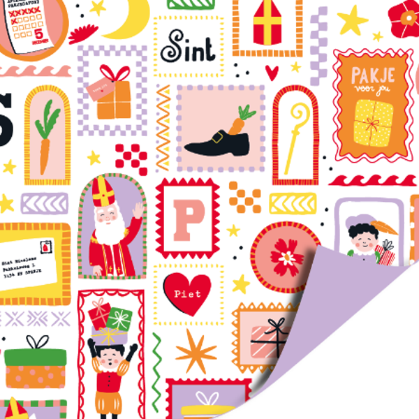 Cadeaupapier - Sinterklaasfeest