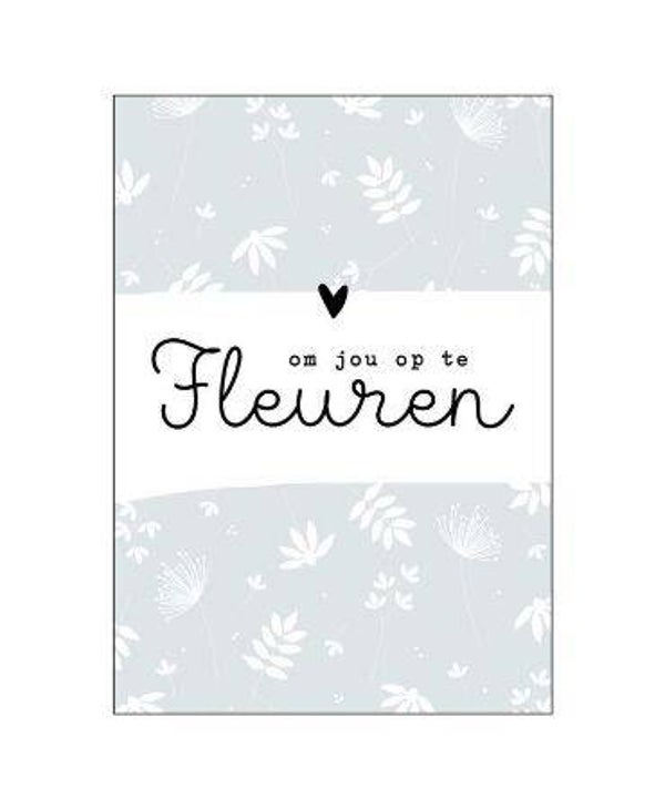 Ansichtkaart - Om jou op te fleuren