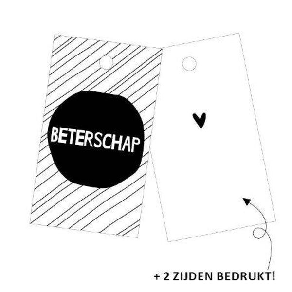 Cadeaulabel - Beterschap