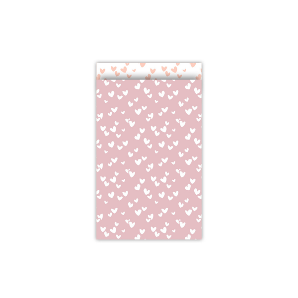 Cadeauzakje - Hartjes 12x19cm (5 stuks)