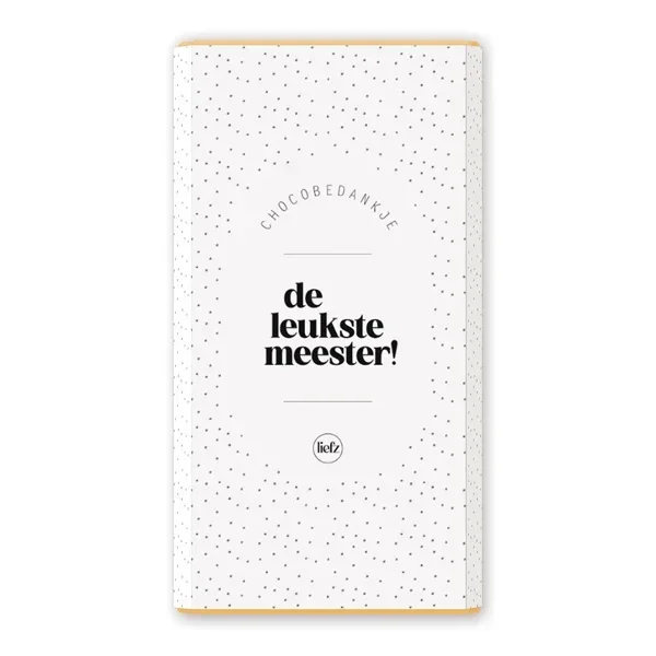 Chocoladewikkel - De leukste meester
