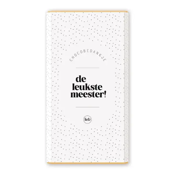 Chocoladewikkel - De leukste meester