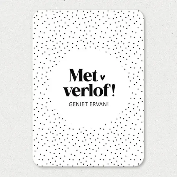 Kaart - Met verlof!