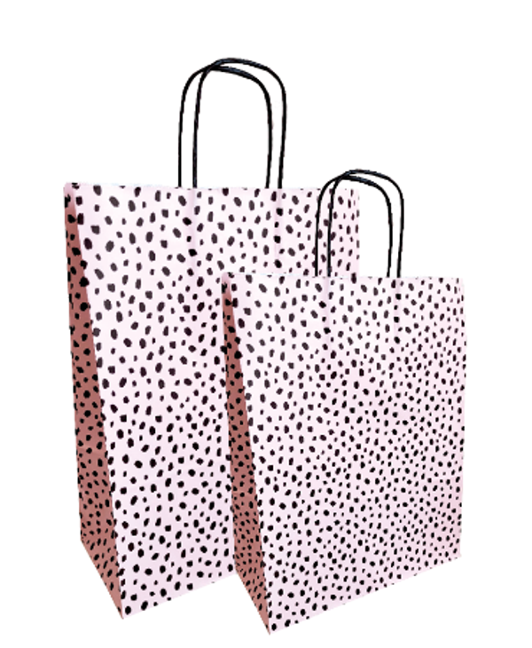 Cadeautasje - Dots roze
