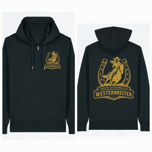 Zipper Unisex mit Vereinslogo - gedruckt