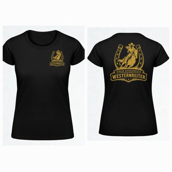 T-Shirt Damen mit Vereinslogo - gedruckt